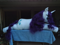 Size: 2560x1920 | Tagged: safe, artist:neysanight, rarity, g4, irl, photo, plushie, solo