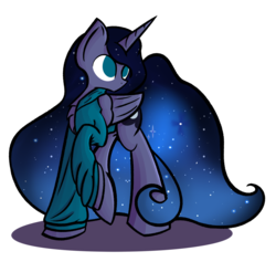 Size: 1820x1728 | Tagged: safe, artist:abaddon41, princess luna, g4, clothes, female, hoodie, simple background, solo, transparent background
