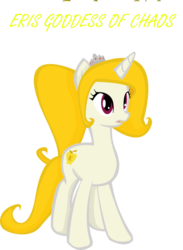 Size: 597x815 | Tagged: safe, artist:manikx, pony, unicorn, eris (billy and mandy), female, ponified, solo, the grim adventures of billy and mandy