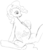 Size: 1301x1515 | Tagged: safe, artist:patch, pinkie pie, g4, belly, featureless crotch, female, frosting, monochrome, open mouth, preggy pie, pregnant, sitting, sketch, smiling, solo