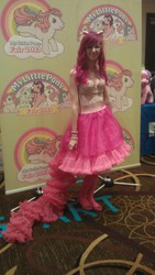 Size: 577x1024 | Tagged: safe, pinkie pie, g3, g4, cosplay, irl, photo, pinkiepony