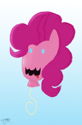 Size: 936x1424 | Tagged: safe, artist:aruigus808, pinkie pie, g4, balloon, female, solo