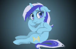 Size: 1683x1089 | Tagged: artist needed, safe, minuette, pony, unicorn, g4, /mlp/, crying, crying colgate, female, meme, solo