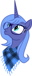 Size: 500x1179 | Tagged: source needed, safe, artist:durger, princess luna, g4, female, glasses, keffiyeh, s1 luna, simple background, solo