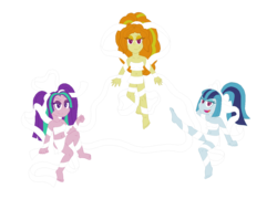 Size: 1481x1069 | Tagged: safe, artist:thelunarmage, adagio dazzle, aria blaze, sonata dusk, equestria girls, g4, my little pony equestria girls: rainbow rocks, barefoot, feet, female, olympus, simple background, the dazzlings, transparent background