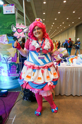 Size: 3264x4912 | Tagged: artist needed, safe, pinkie pie, human, bronycon, bronycon 2014, g4, 2014, chubby, cosplay, fashion angels, irl, irl human, photo