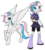 Size: 660x736 | Tagged: safe, artist:wryte, star catcher, pegasus, pony, equestria girls, g3, g4, belly button, clothes, equestria girls-ified, female, g3 to equestria girls, g3 to g4, generation leap, midriff, request, simple background, skirt, solo, sweater, transparent background