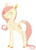 Size: 582x810 | Tagged: safe, artist:lemonsinasoup, fluttershy, g4, eyes closed, female, limited palette, simple background, smiling, solo