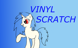 Size: 1980x1210 | Tagged: safe, artist:daisy meadows, dj pon-3, vinyl scratch, g4, female, solo