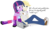 Size: 1040x600 | Tagged: safe, artist:dm29, twilight sparkle, oc, equestria girls, g4, ask, canon x oc, computer, duo, laptop computer, simple background, transparent background, tumblr