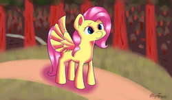 Size: 4000x2333 | Tagged: safe, artist:php7, fluttershy, pegasus, pony, g4, female, solo
