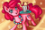 Size: 730x500 | Tagged: safe, artist:inkeed, pinkie pie, g4, female, milkshake, necklace, serving tray, solo