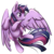 Size: 800x800 | Tagged: safe, artist:moenkin, twilight sparkle, alicorn, pony, g4, cute, female, mare, simple background, solo, transparent background, twilight sparkle (alicorn)