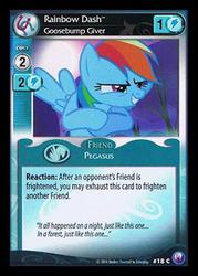 Size: 300x419 | Tagged: safe, enterplay, rainbow dash, canterlot nights, g4, my little pony collectible card game, sleepless in ponyville, ccg