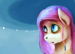 Size: 1108x800 | Tagged: safe, artist:sharpieboss, fluttershy, g4, female, open mouth, solo