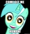 Size: 827x965 | Tagged: safe, lyra heartstrings, g4, bronybait, creepy, human fetish, image macro, looking at you, meme, overly attached girlfriend