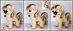 Size: 1024x439 | Tagged: safe, artist:lavim, oc, oc only, oc:lulubell, irl, photo, plushie, solo