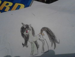 Size: 2048x1536 | Tagged: safe, artist:ponydancer, zombie, zombie pony, solo, traditional art