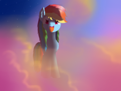 Size: 2592x1944 | Tagged: safe, artist:alexander56910, rainbow dash, g4, cloud, cloudy, female, happy, solo