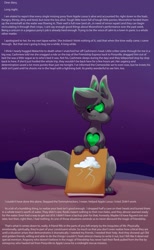 Size: 1181x1920 | Tagged: safe, artist:severus, oc, oc only, oc:malachite, kitsune, comic:all that glitters, comic, stories from the front, text, tumblr