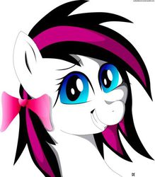 Size: 417x477 | Tagged: safe, oc, oc only, oc:varla streak, pegasus, pony, cute, multicolored hair, smiling, solo, white coat