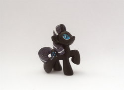 Size: 1024x742 | Tagged: safe, artist:salemsparkler, nightmare rarity, g4, customized toy, irl, photo, solo, toy