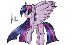 Size: 1024x640 | Tagged: safe, artist:heu-hey, twilight sparkle, alicorn, pony, g4, female, mare, solo, twilight sparkle (alicorn)