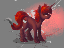 Size: 992x748 | Tagged: safe, oc, oc only, oc:locksto, pony, unicorn, solo, unshorn fetlocks