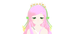 Size: 1280x600 | Tagged: safe, artist:neonr-p, fluttershy, human, g4, 3d, female, humanized, mmd, solo