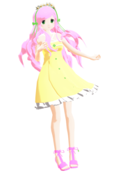 Size: 1000x1500 | Tagged: safe, artist:yamisweet, fluttershy, human, g4, 3d, female, humanized, mmd, solo