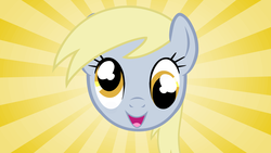 Size: 6720x3780 | Tagged: safe, artist:looneytunerian, derpy hooves, pegasus, pony, g4, cartoon intro, female, mare, solo