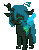 Size: 150x190 | Tagged: safe, artist:lavendeerdraws, queen chrysalis, changeling, changeling queen, g4, animated, cute, cutealis, eyes closed, female, happy, simple background, smiling, solo, transparent background, younger
