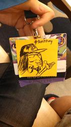 Size: 576x1024 | Tagged: safe, artist:postitpony, bronycon, nowacking, sticky note, traditional art