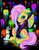 Size: 786x1017 | Tagged: safe, artist:k-i-a-r-a, angel bunny, fluttershy, g4, clothes, female, jacket, solo