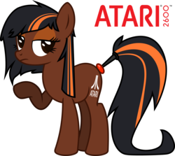 Size: 5803x5176 | Tagged: safe, artist:overdriv3n, earth pony, pony, absurd resolution, atari, atari 2600, console ponies, my little console, ponified, solo