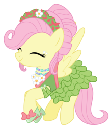 Size: 1603x1840 | Tagged: safe, artist:reitanna-seishin, fluttershy, g4, clothes, cute, dress, female, shyabetes, solo