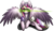 Size: 6249x3638 | Tagged: dead source, safe, artist:strachattack, queen chrysalis, changeling, changeling queen, g4, absurd resolution, disguise, disguised changeling, fake cadance, female, glowing eyes, looking at you, prone, solo, spread wings