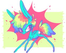 Size: 400x322 | Tagged: safe, artist:emberwisp, rainbow dash, g4, female, solo