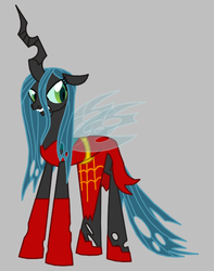 Size: 540x684 | Tagged: safe, artist:death-driver-5000, queen chrysalis, g4, contessa, cosplay, crossover, female, sly cooper, solo