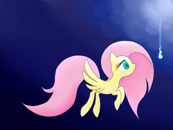 Size: 1280x960 | Tagged: safe, artist:carla-92, fluttershy, pegasus, pony, g4, cute, female, flying, lights, night, solo, wings