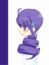 Size: 700x924 | Tagged: safe, artist:stalemeat, rarity, human, g4, female, humanized, solo