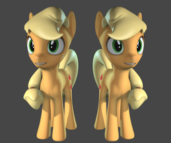 Size: 1208x1007 | Tagged: safe, artist:navybrony, applejack, g4, 3d, autodesk maya, not sfm, wip