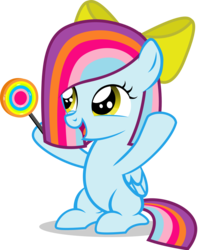 Size: 2246x2839 | Tagged: safe, artist:37517998, oc, oc only, oc:dolly flash, candy, female, filly, high res, solo