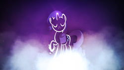 Size: 1920x1080 | Tagged: safe, artist:dj-applej-sound, artist:karl97, artist:up1ter, rarity, pony, unicorn, g4, collaboration, female, lens flare, mare, outline, solo, vector, wallpaper