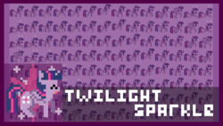 Size: 1920x1080 | Tagged: safe, artist:zztfox, twilight sparkle, alicorn, pony, g4, 8-bit, female, mare, retro, twilight sparkle (alicorn), vector, wallpaper