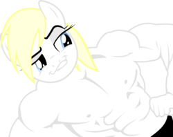 Size: 2046x1620 | Tagged: safe, artist:planetarypenguin, oc, oc only, oc:aryanne, anthro, blonde, bodybuilder, female, fetish, flexing, intimidating, muscle fetish, muscles, muscular female, simple background, smiling, smugdash, smugface, solo, speedo, sports, steroids, strong, transparent background, vector