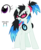 Size: 696x847 | Tagged: safe, artist:faith-wolff, oc, oc only, oc:electronica, pony, unicorn, horn, offspring, parent:neon lights, parent:vinyl scratch, parents:vinylights, simple background, transparent background, unicorn oc