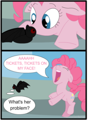 Size: 525x726 | Tagged: safe, artist:hatlessgentleman, pinkie pie, g4, the ticket master, comic