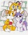 Size: 880x1090 | Tagged: safe, artist:silversimba01, twilight sparkle, g4, crossover, male, miles "tails" prower, sonic the hedgehog (series), tails doll, traditional art