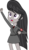 Size: 598x1024 | Tagged: safe, artist:nuke928, edit, octavia melody, equestria girls, g4, armband, charlie chaplin, clothes, female, misleading thumbnail, not nazi, simple background, solo, the great dictator, transparent background, uniform, vector